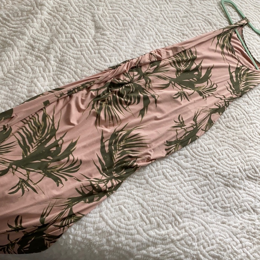Tropical Maternity Maxi Dress